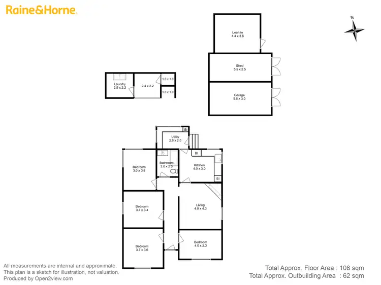 Floorplan of Homely house listing, 29 Kent Street, Buckland TAS 7190