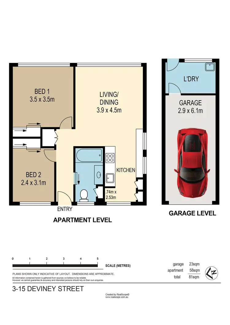 Floorplan of Homely unit listing, 3/15 Deviney Street, Morningside QLD 4170