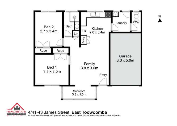 Floorplan of Homely unit listing, 4/43 James Street, East Toowoomba QLD 4350