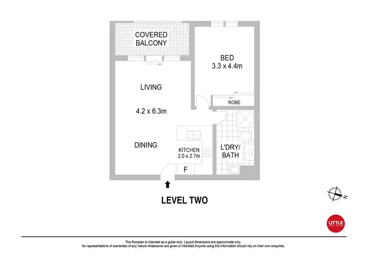 Floorplan of Homely apartment listing, 20/370-376 George Street, Waterloo NSW 2017