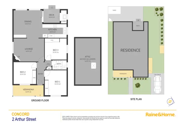 Floorplan of Homely house listing, 2 Arthur Street, Concord NSW 2137