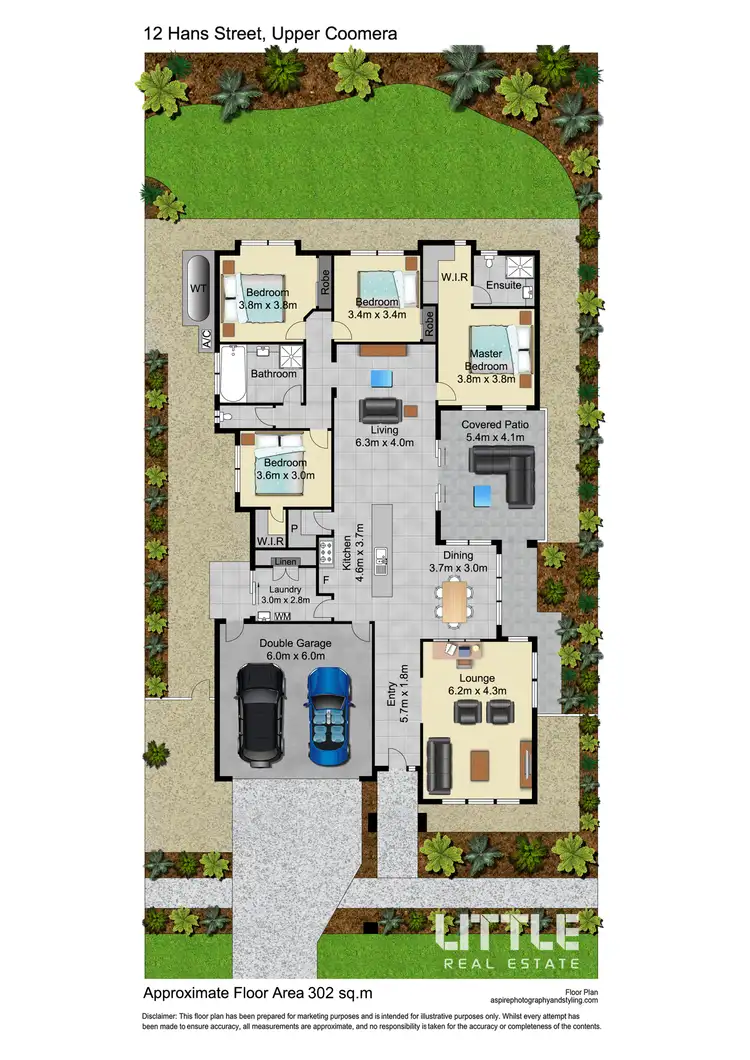 Floorplan of Homely house listing, 12 Hans Street, Upper Coomera QLD 4209