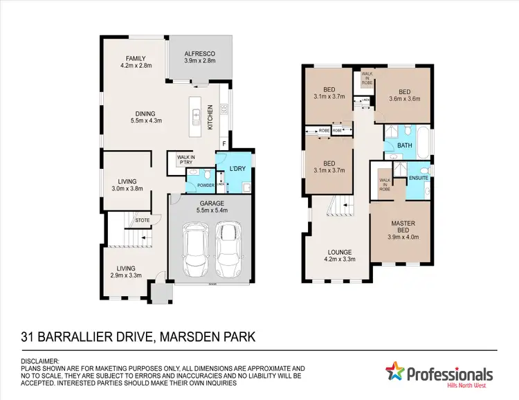 Floorplan of Homely house listing, 31 Barrallier Drive, Marsden Park NSW 2765