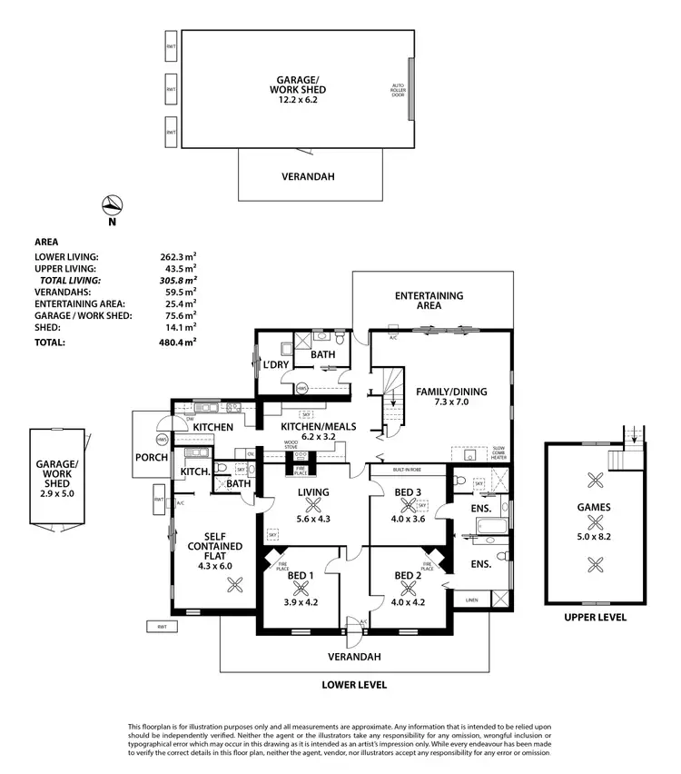 Floorplan of Homely house listing, 15 Commercial Road, Strathalbyn SA 5255