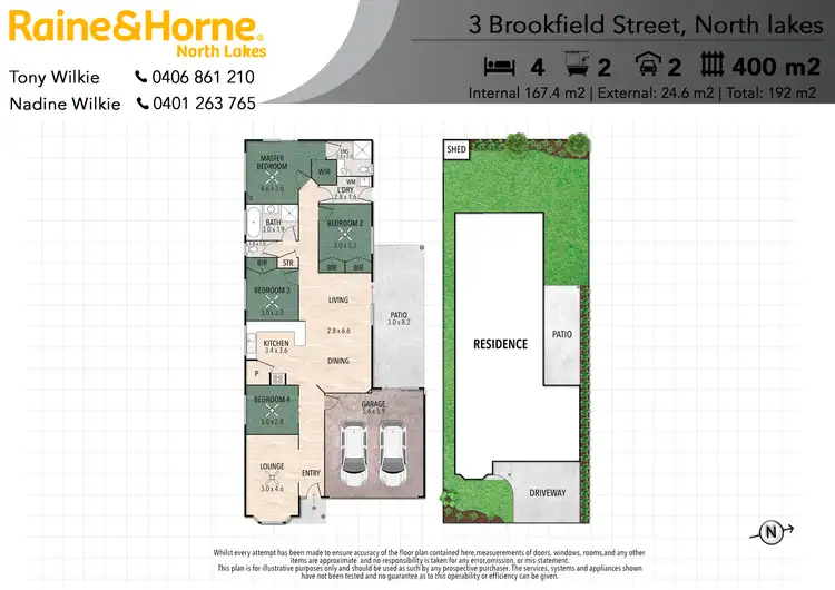 Floorplan of Homely house listing, 3 Brookfield Street, North Lakes QLD 4509