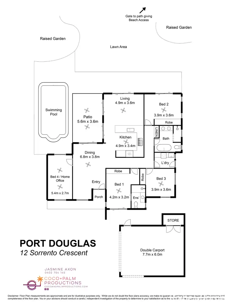 Floorplan of Homely house listing, 12 Sorrento Crescent, Port Douglas QLD 4877