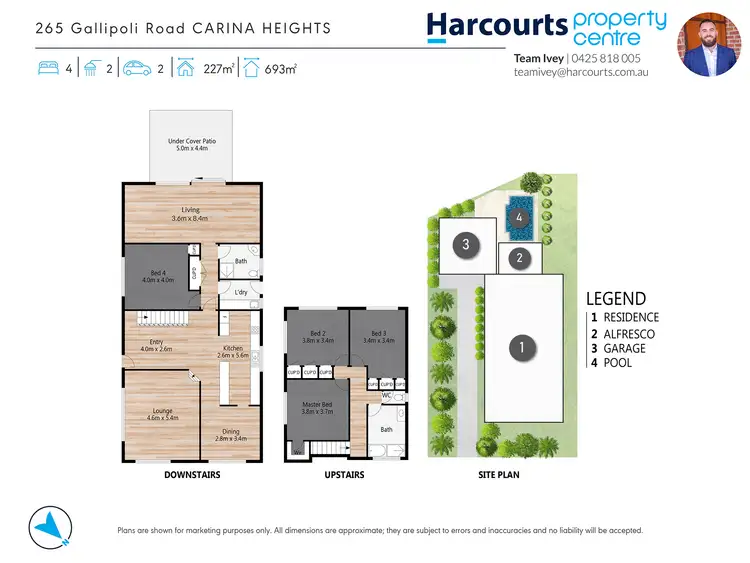 Floorplan of Homely house listing, 265 Gallipoli Road, Carina Heights QLD 4152