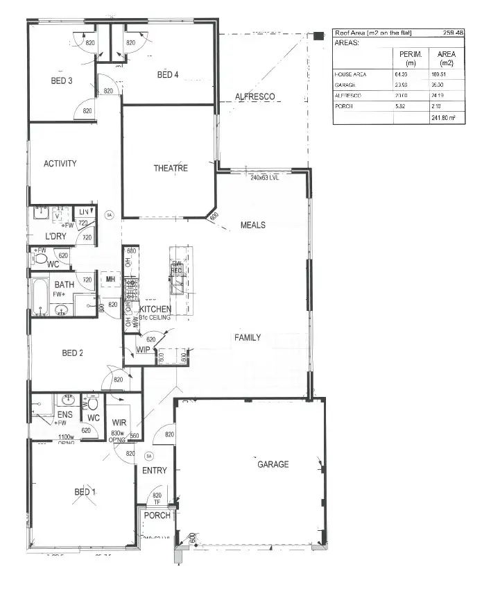 Floorplan of Homely house listing, 36 Tourmaline Boulevard, Byford WA 6122