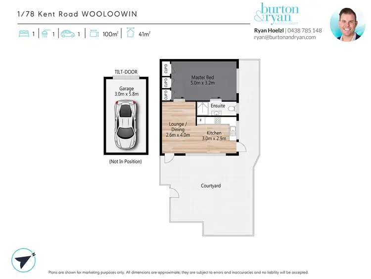 Floorplan of Homely apartment listing, 1/78 Kent Road, Wooloowin QLD 4030