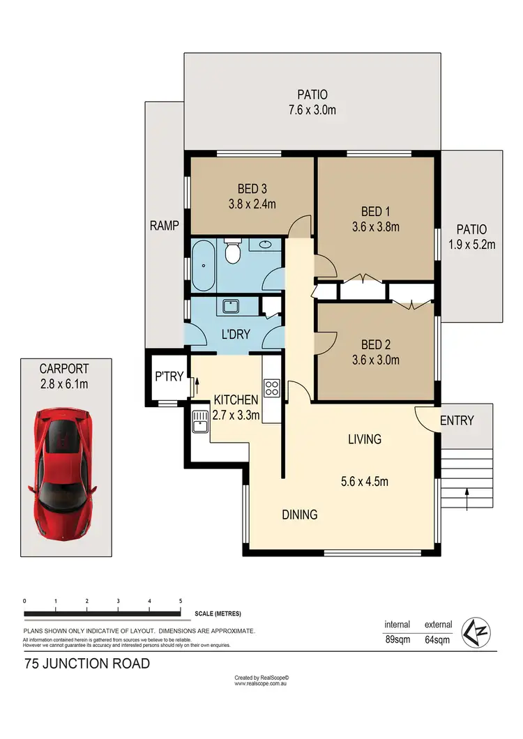 Floorplan of Homely house listing, 75 Junction Road, Morningside QLD 4170