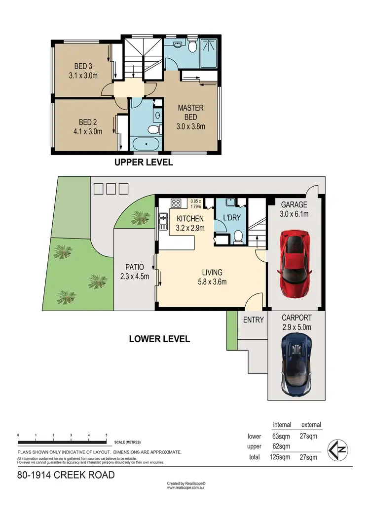 Floorplan of Homely townhouse listing, 80/1914 Creek Road, Cannon Hill QLD 4170