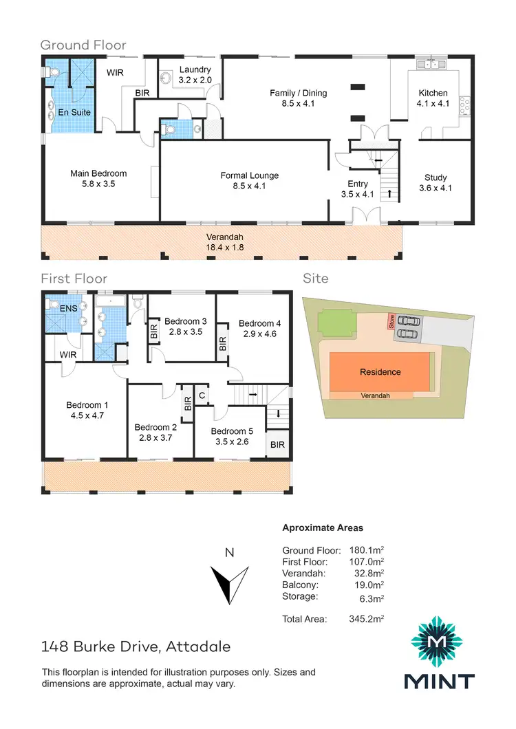 Floorplan of Homely house listing, 148 Burke Drive, Attadale WA 6156