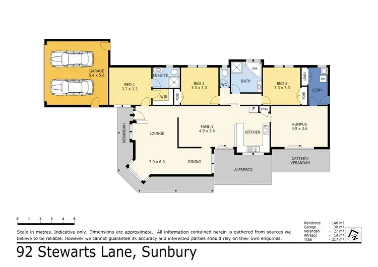 Floorplan of Homely house listing, 92 Stewarts Lane, Sunbury VIC 3429