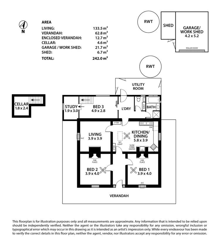 Floorplan of Homely house listing, 6 Chapel Street, Strathalbyn SA 5255
