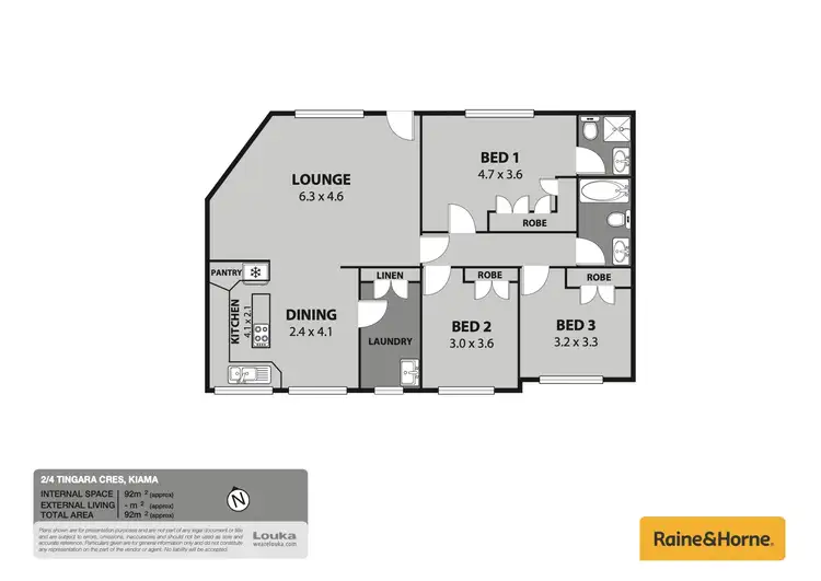 Floorplan of Homely unit listing, 2/4 Tingira Crescent, Kiama NSW 2533