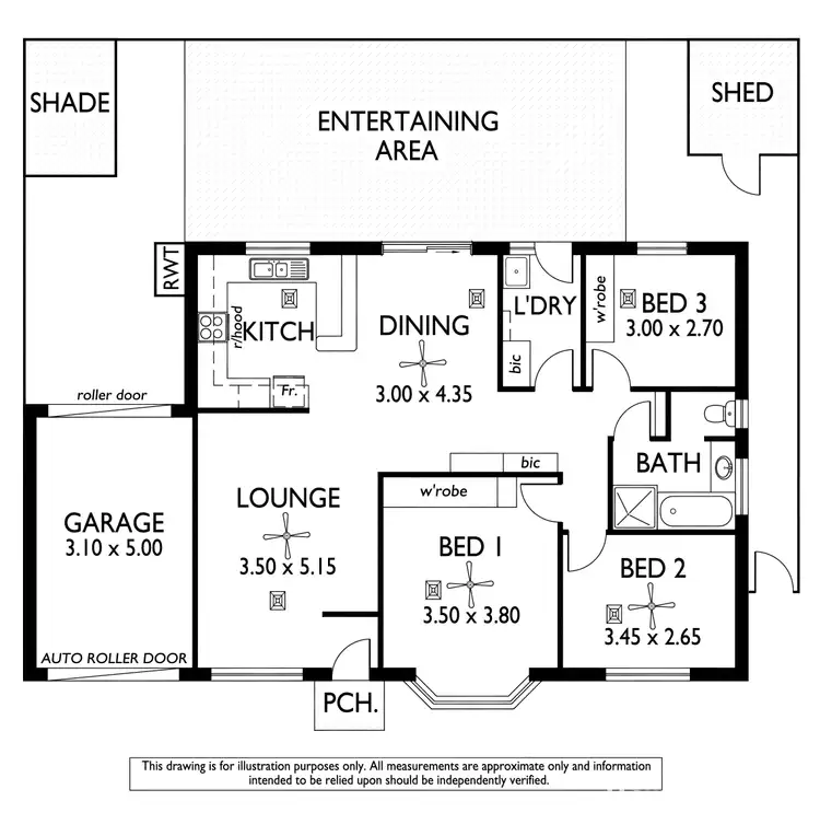 Floorplan of Homely house listing, 5 Padman Street, North Plympton SA 5037