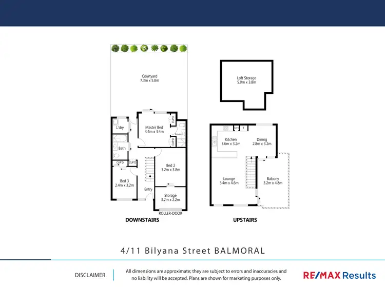 Floorplan of Homely townhouse listing, 4/13 Bilyana Street, Balmoral QLD 4171