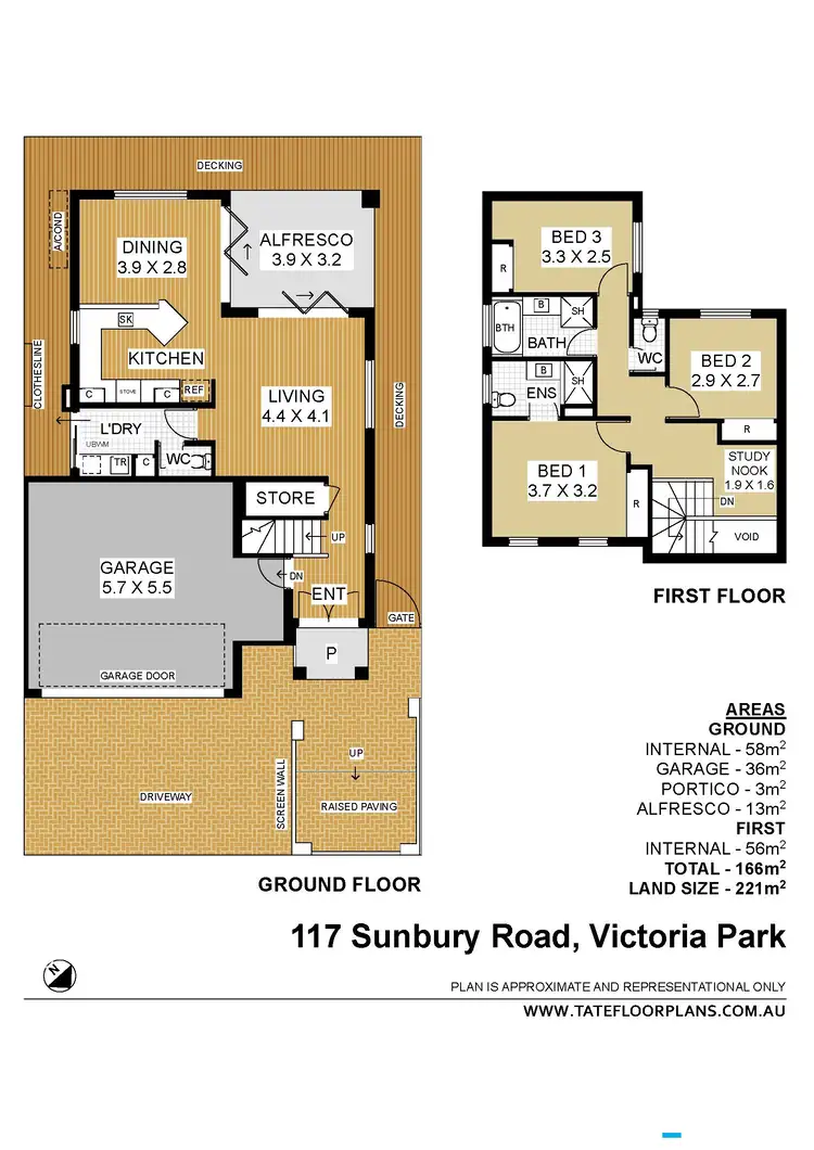 Floorplan of Homely house listing, 117 Sunbury Road, Victoria Park WA 6100