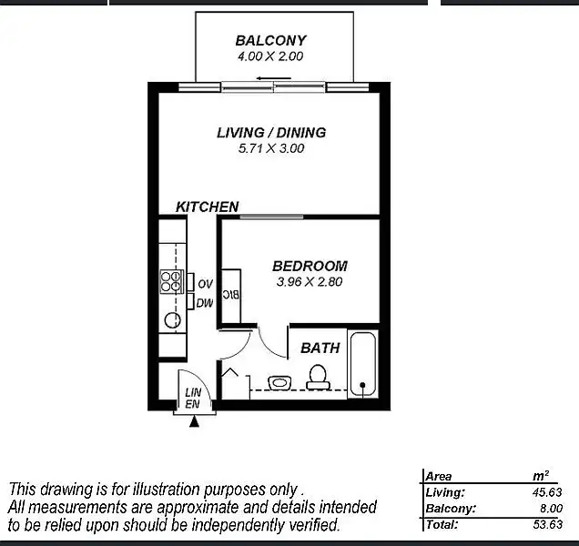 Floorplan of Homely apartment listing, 311/16 Holdfast Promenade, Glenelg SA 5045