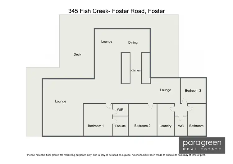 Floorplan of Homely house listing, 345 Fish Creek Foster Road, Foster VIC 3960
