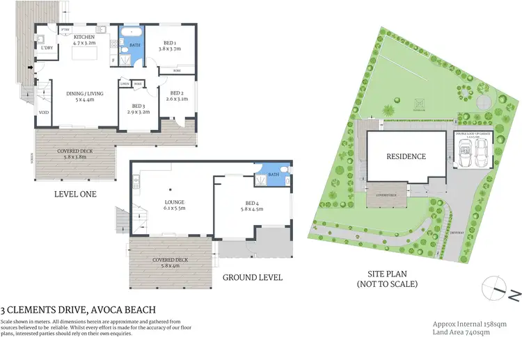 Floorplan of Homely house listing, 3 Clements Drive, Avoca Beach NSW 2251