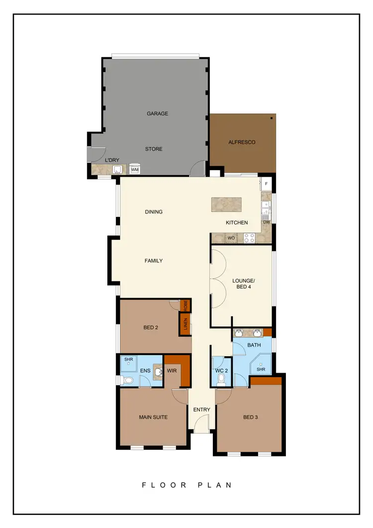 Floorplan of Homely house listing, 62 Veterans Drive, Byford WA 6122