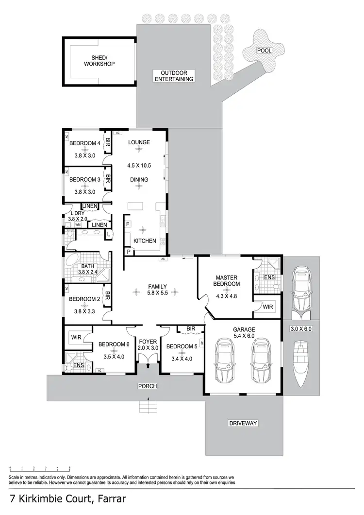 Floorplan of Homely house listing, 7 Kirkimbie Court, Farrar NT 830