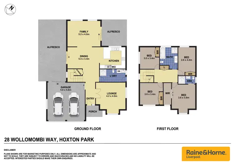 Floorplan of Homely house listing, 28 Wollomombi Way, Hoxton Park NSW 2171
