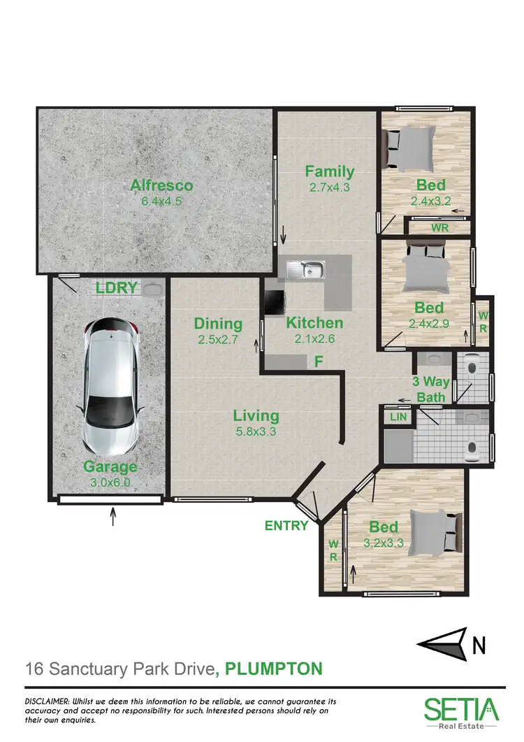Floorplan of Homely house listing, 16 Sanctuary Park Drive, Plumpton NSW 2761