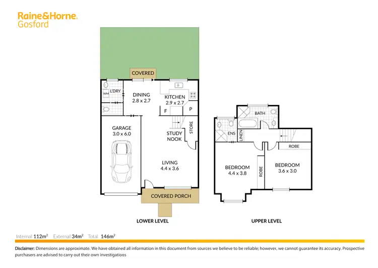 Floorplan of Homely townhouse listing, 6/43-45 Donnison Street West, West Gosford NSW 2250