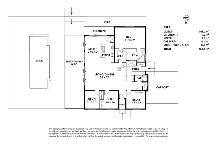 Floorplan of Homely house listing, 482 Nurragi Road, Strathalbyn SA 5255