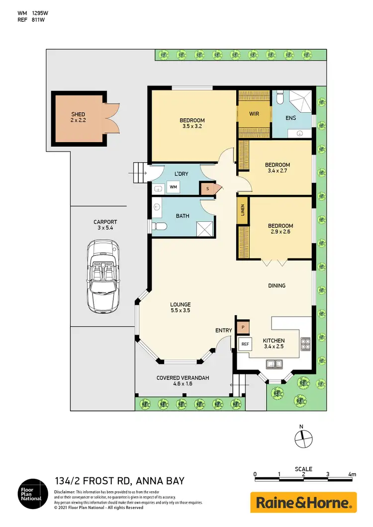 Floorplan of Homely villa listing, 134/2 Frost Road, Anna Bay NSW 2316