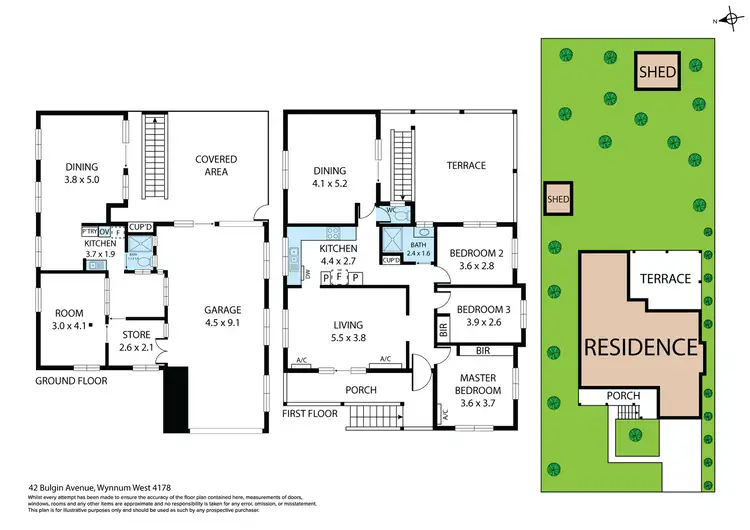 Floorplan of Homely house listing, 42 Bulgin Avenue, Wynnum West QLD 4178