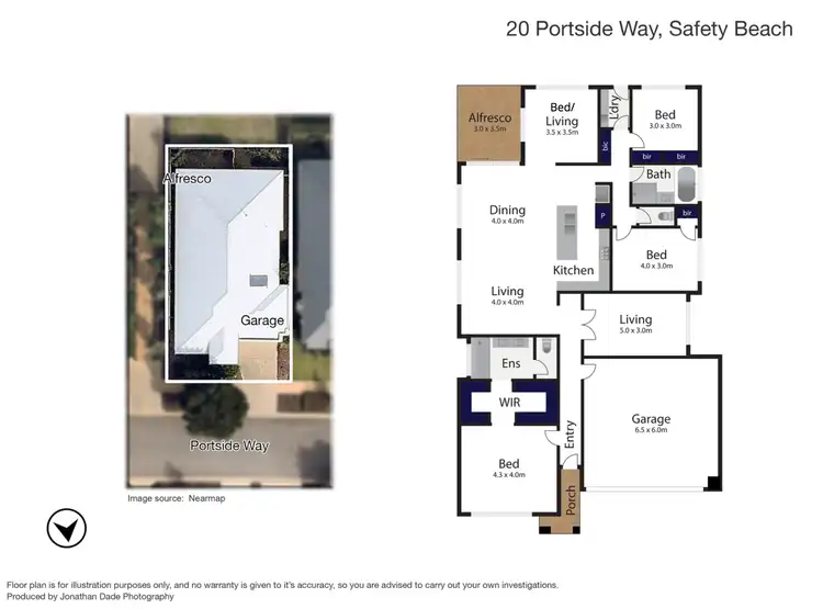 Floorplan of Homely house listing, 20 Portside Way, Safety Beach VIC 3936