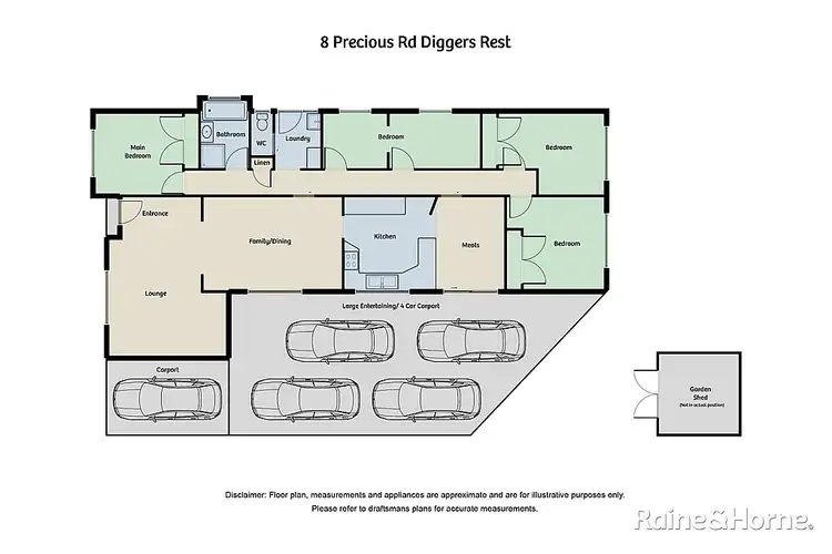 Floorplan of Homely house listing, 8 Precious Road, Diggers Rest VIC 3427