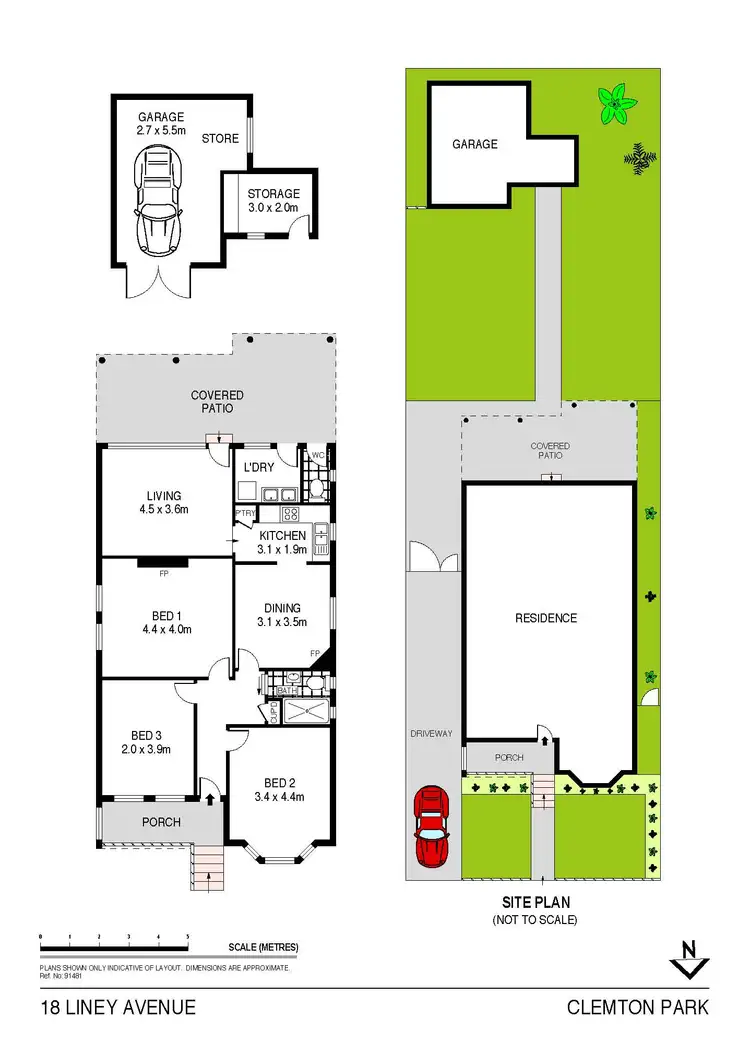 Floorplan of Homely house listing, 18 Liney Avenue, Clemton Park NSW 2206