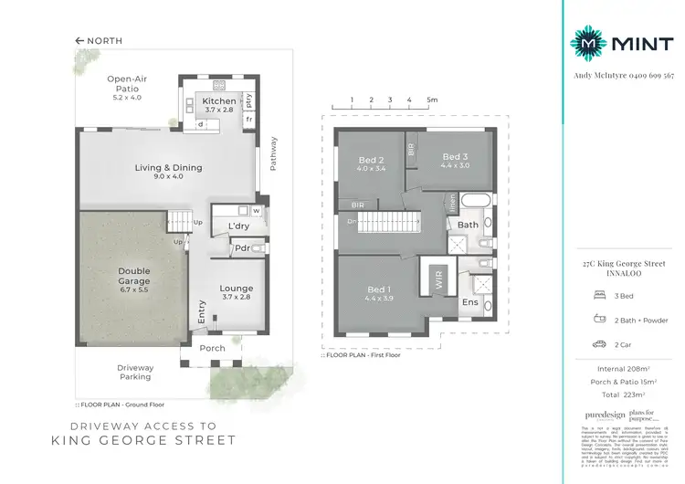 Floorplan of Homely house listing, 27C King George Street, Innaloo WA 6018