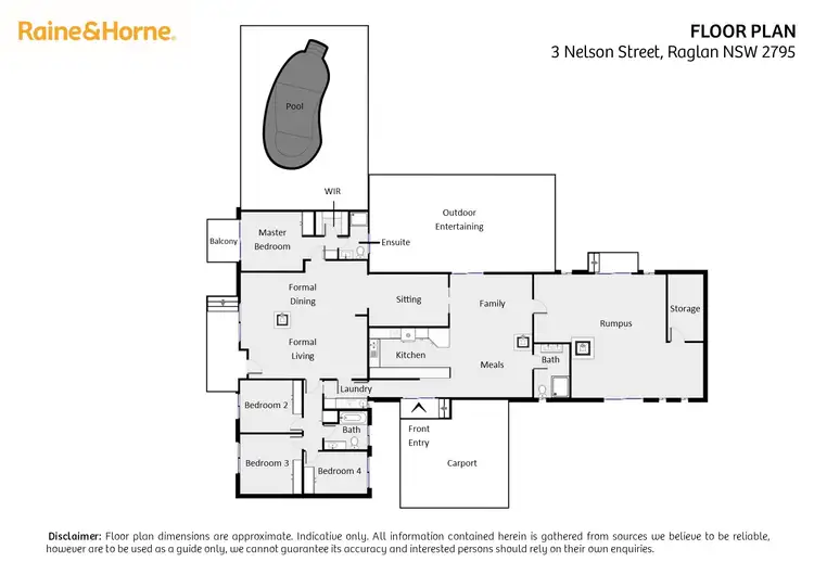 Floorplan of Homely house listing, 3 Nelson Street, Raglan NSW 2795