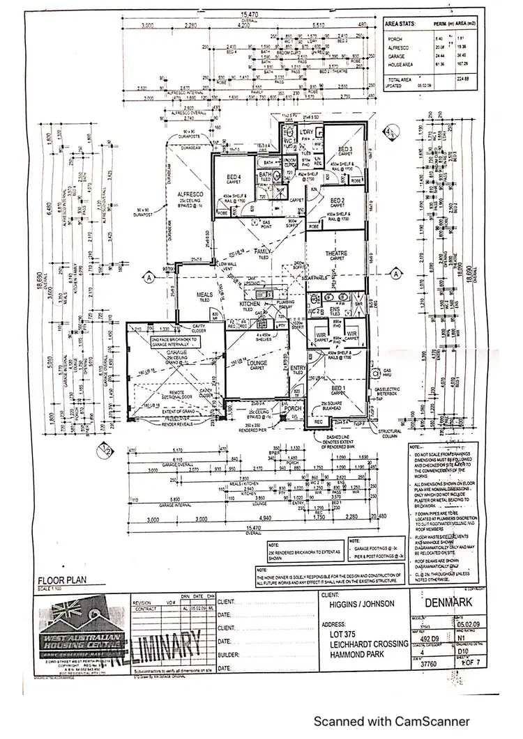 Floorplan of Homely house listing, 33 Leichhardt Crossing, Hammond Park WA 6164