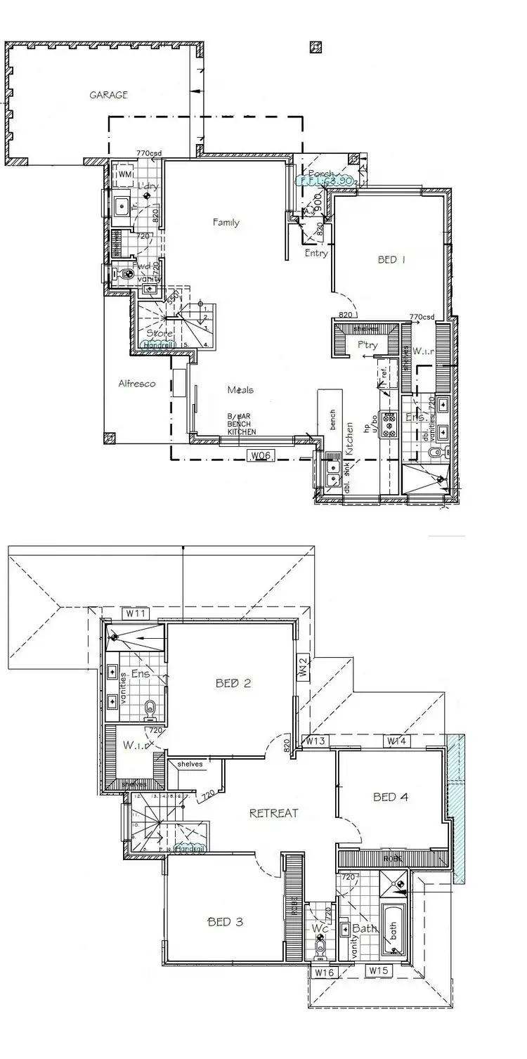 Floorplan of Homely townhouse listing, 2/133 Huntingdale Road, Oakleigh VIC 3166