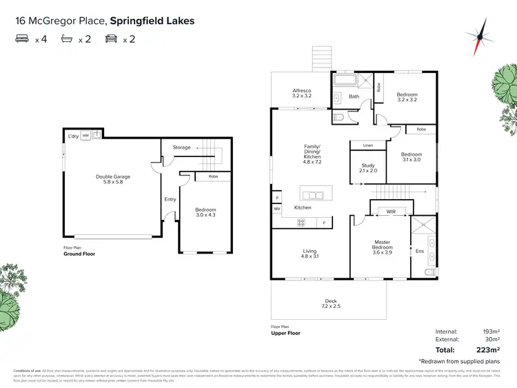 Floorplan of Homely house listing, 16 Mcgregor Place, Springfield Lakes QLD 4300
