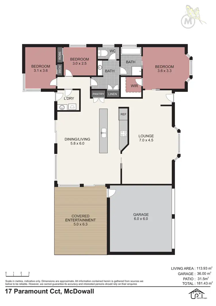Floorplan of Homely house listing, 17 Paramount Circuit, Mcdowall QLD 4053
