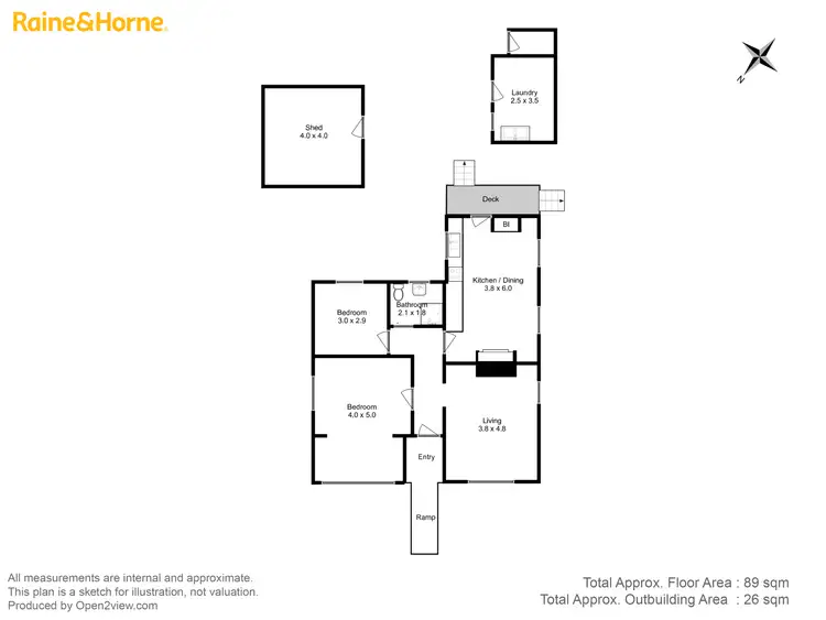 Floorplan of Homely house listing, 85 Arthur Highway, Dunalley TAS 7177