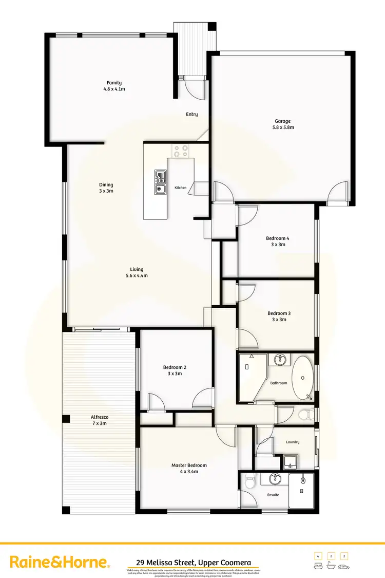 Floorplan of Homely house listing, 29 Melissa Street, Upper Coomera QLD 4209