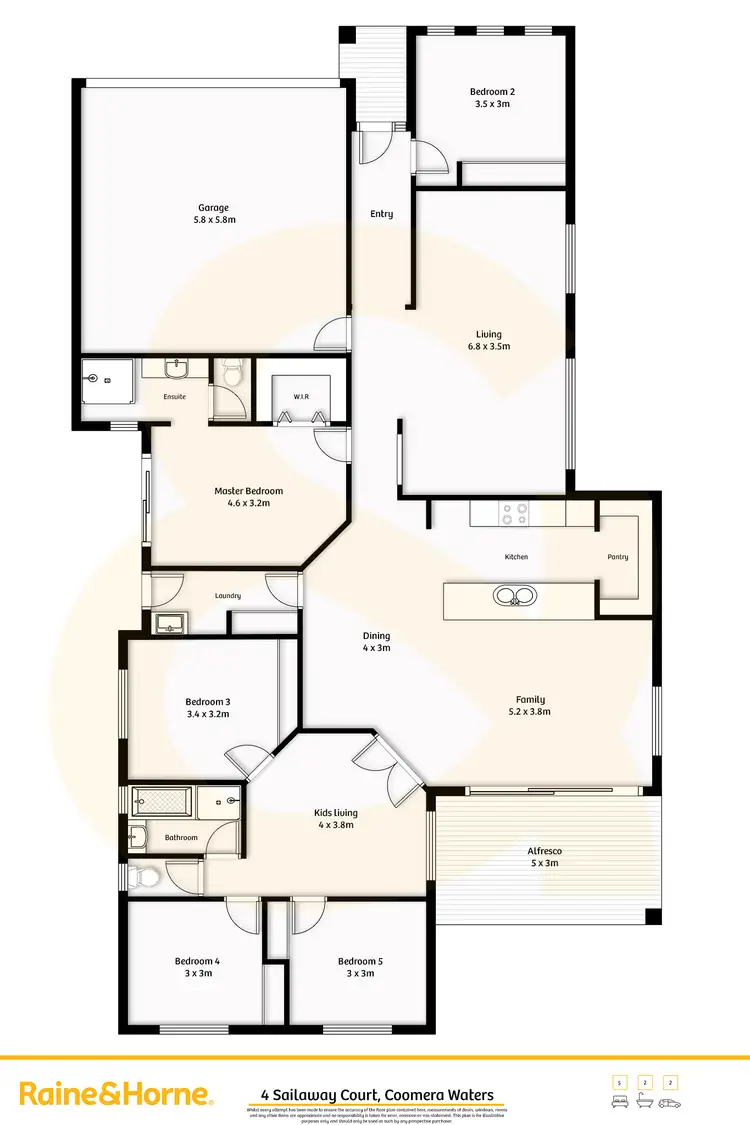 Floorplan of Homely house listing, 4 Sailaway Court, Coomera Waters QLD 4209