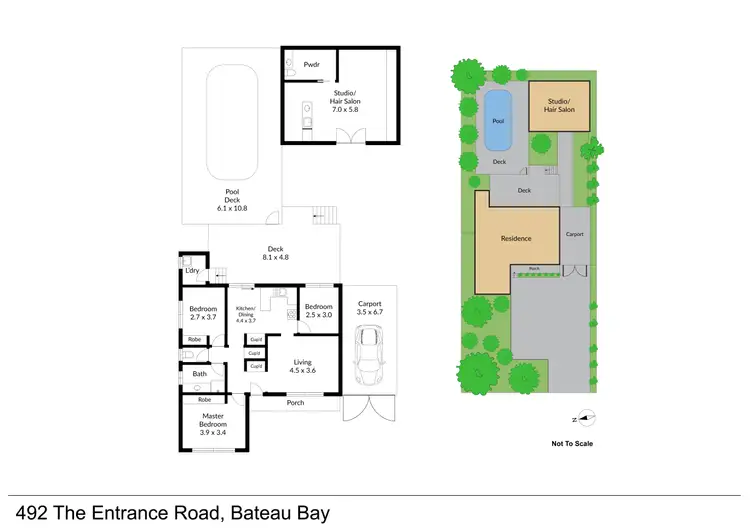 Floorplan of Homely house listing, 492 The Entrance Road, Bateau Bay NSW 2261