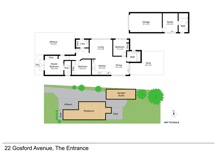Floorplan of Homely house listing, 22 Gosford Avenue, The Entrance NSW 2261