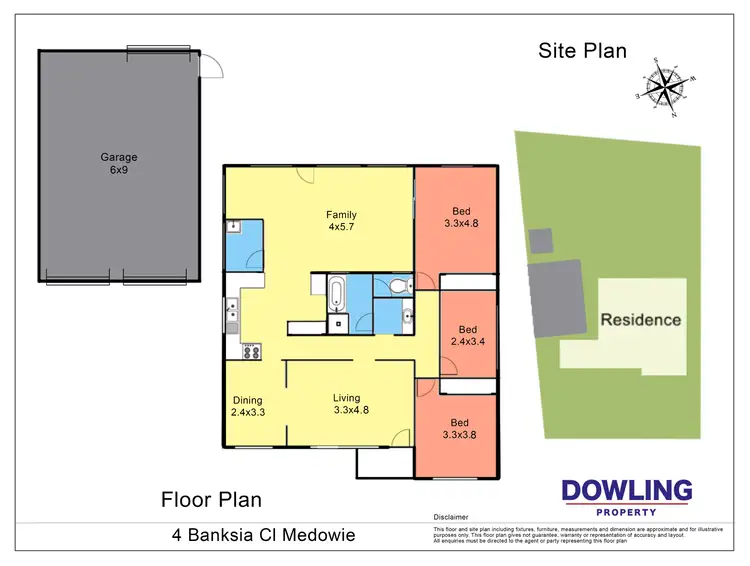 Floorplan of Homely house listing, 4 Banksia Close, Medowie NSW 2318
