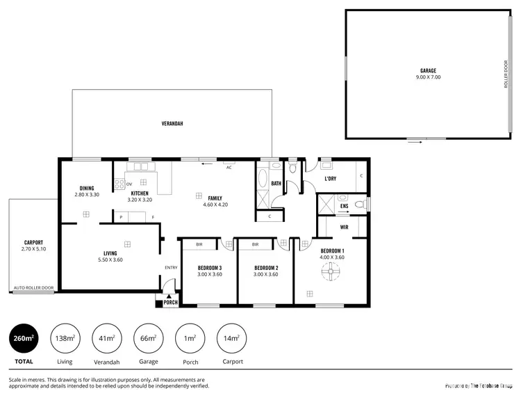Floorplan of Homely house listing, 1 Julia Crescent, Woodcroft SA 5162