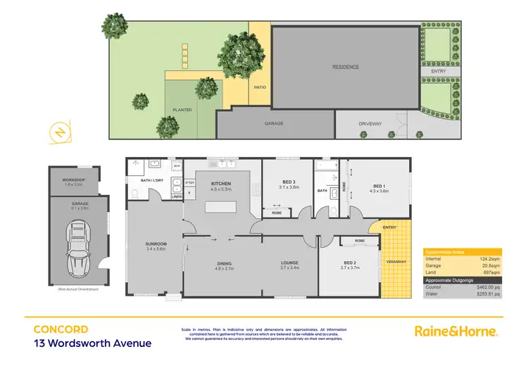 Floorplan of Homely house listing, 13 Wordsworth Avenue, Concord NSW 2137